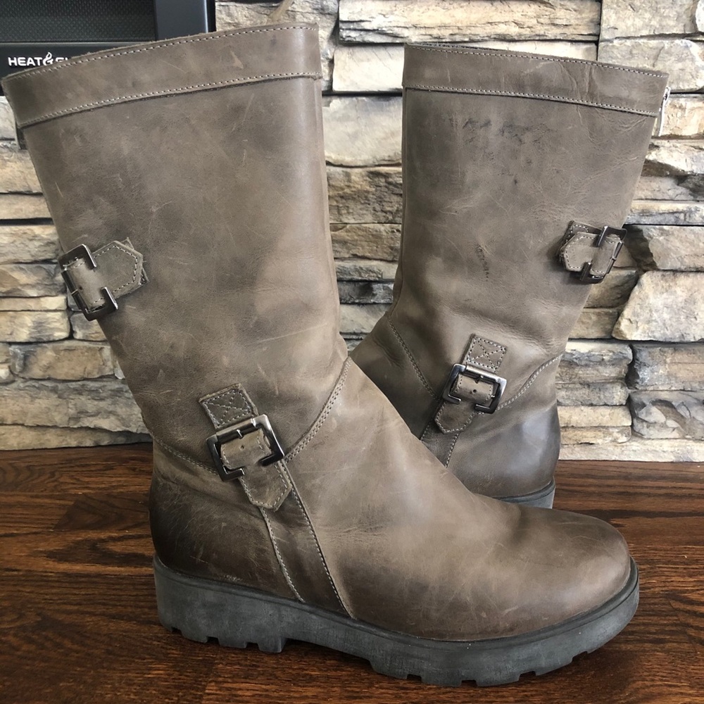 Women's Brown Leather Boots